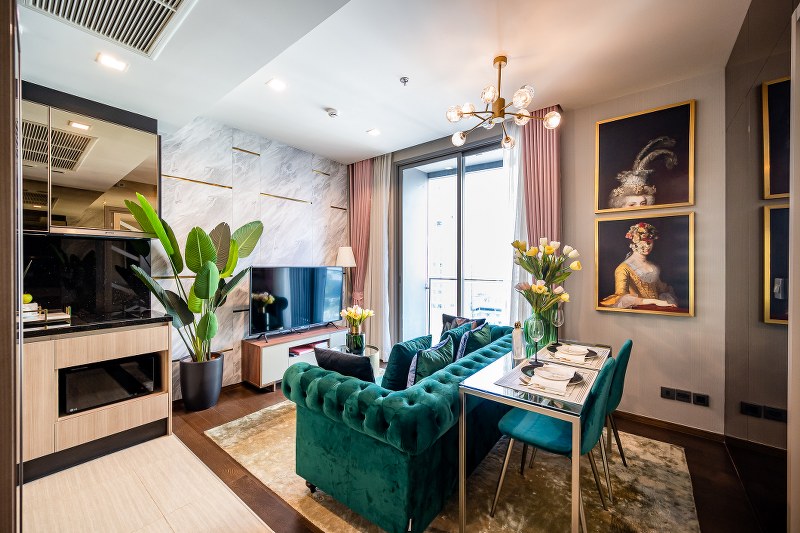 📌 The Line ราชเทวี 1 นอน 35.41 ตรม. แต่งครบ พร้อมอยู่! ✨ ห้องสวย สภาพดี! The Line ราชเทวี เฟอร์ครบ ใกล้รถไฟฟ้า